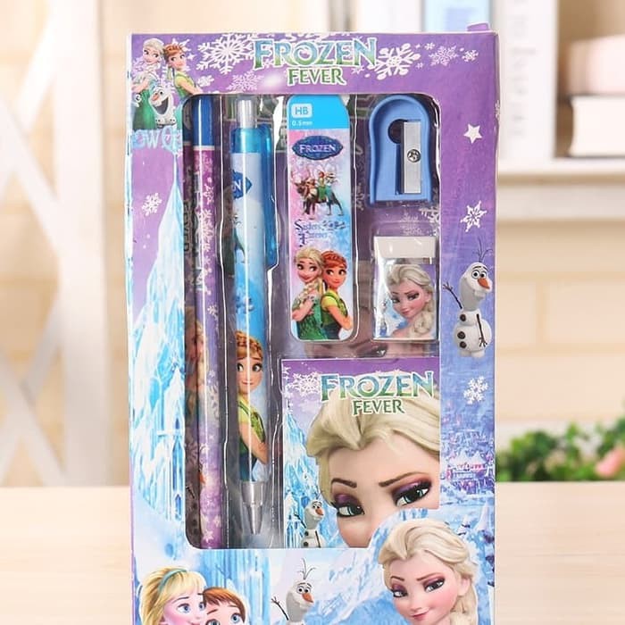 Stationary set goody bag ultah kado natal minion mickey mouse frozen 8