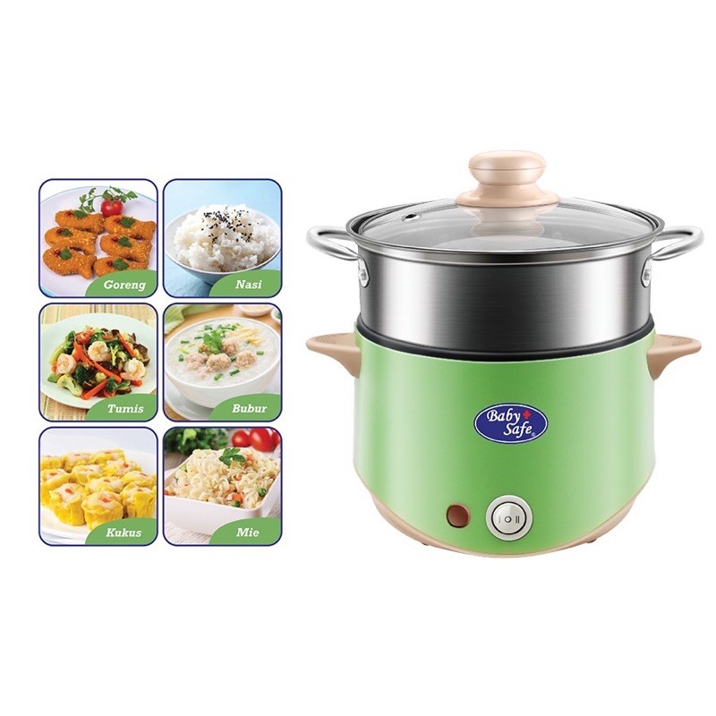 BABY SAFE LB011 MULTI COOKER | peralatan masak mpasi