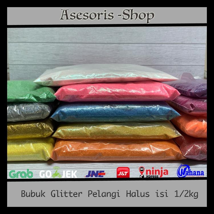 

BAYAR DI TEMPAT (COD) BUBUK GLITTER PELANGI 1/2 KG - MIX KODE 445