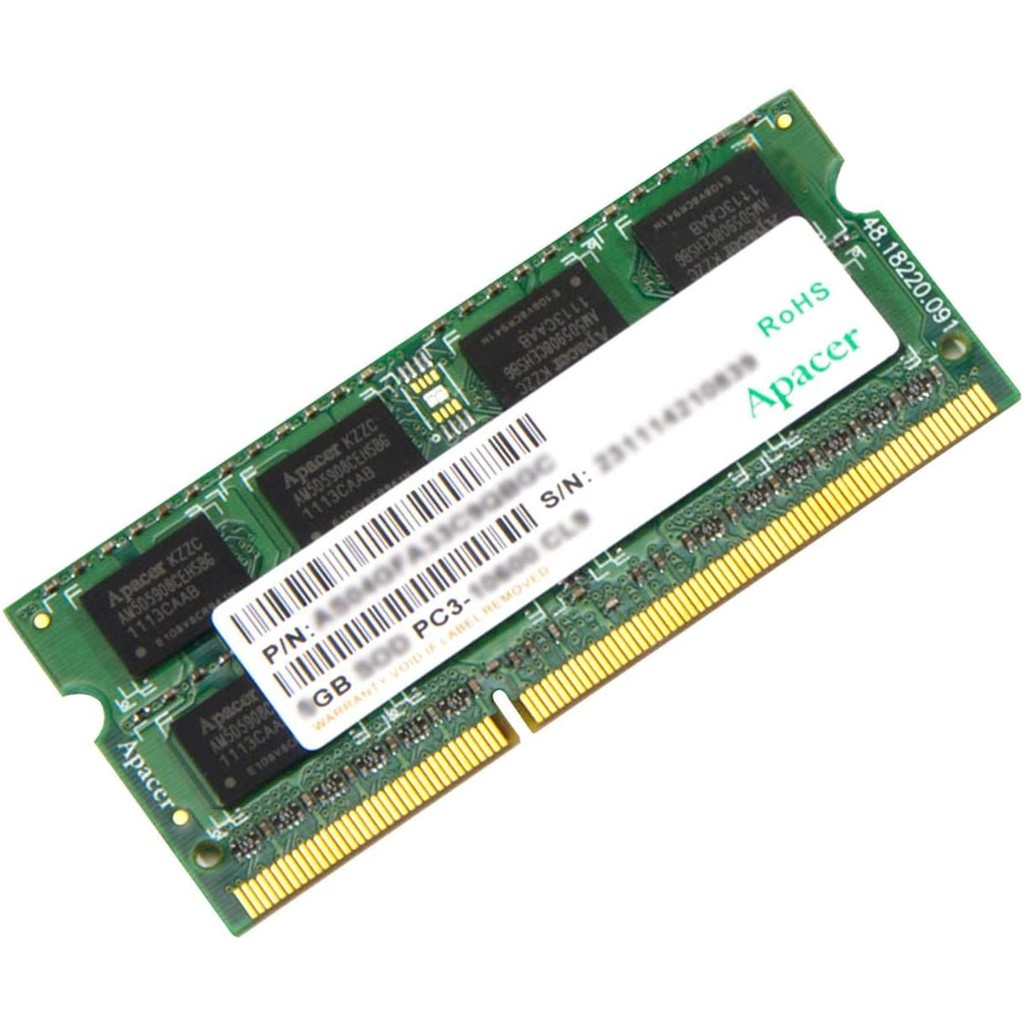 RAM Apacer SO-DIMM DDR3 PC12800 1600Mhz 4GB - Low Voltage | ITECHBALI