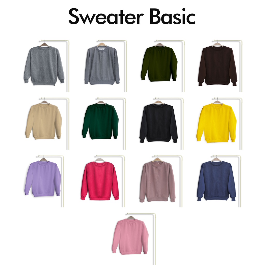 SWEATER POLOS BASIC MURAH SWEATER POLOS WANITA SWEATER POLOS PRIA SWEATER POLOS MURAH