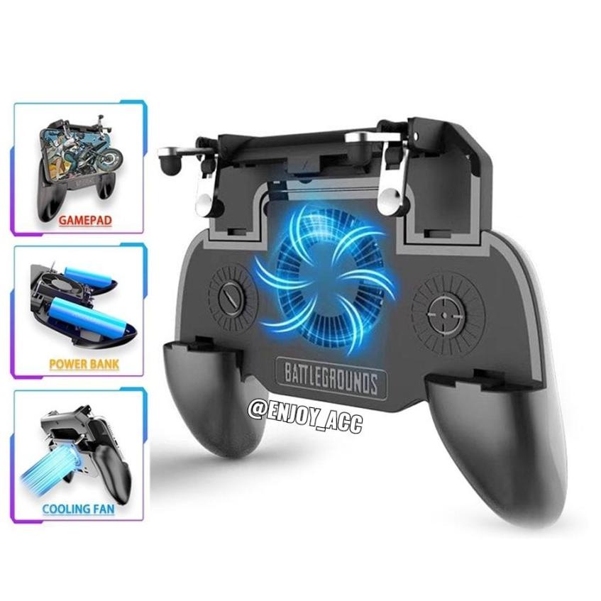 ✦ GAMEPAD SP+ / Gamepad SP+ 2000mAh Power With Cooling Fan - Gamepad Joystick Hand Grip Mobile ➲