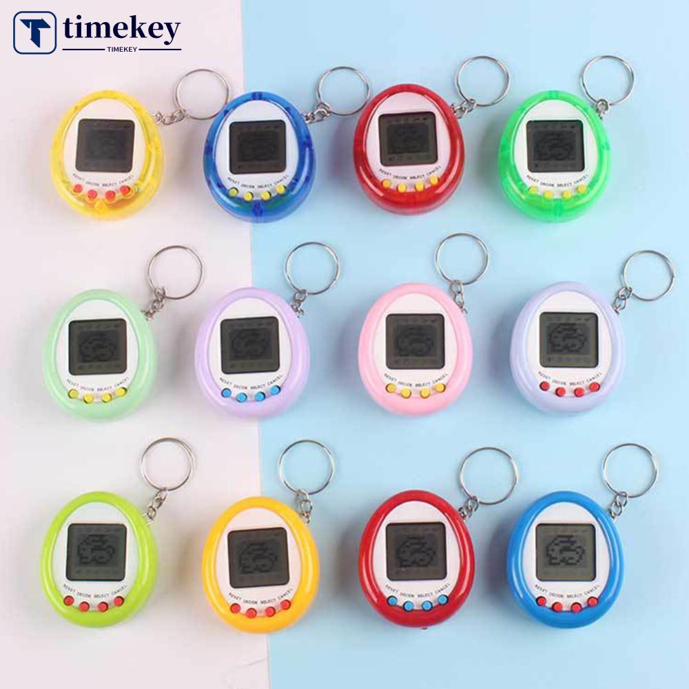 Timekey Mainan Tamagotchi Hewan Peliharaan Virtual Elektronik 168 In 1 Warna Macaron Untuk Anak C7S4