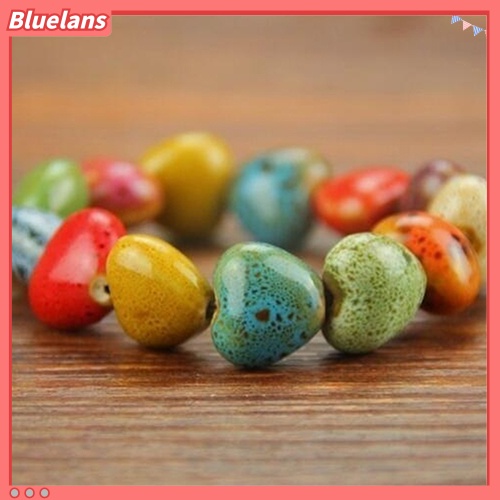 Bluelans Fashion Women Men Colorful Ceramic Beaded Charm Bracelet Accessory Jewelry Gift