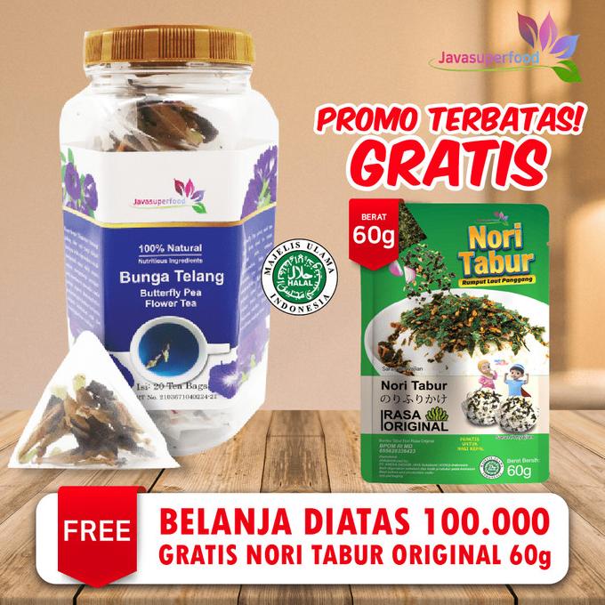 

[COD] Teh Bunga Telang / 100% Butterfly Pea Flower Tea 20gram [COD]