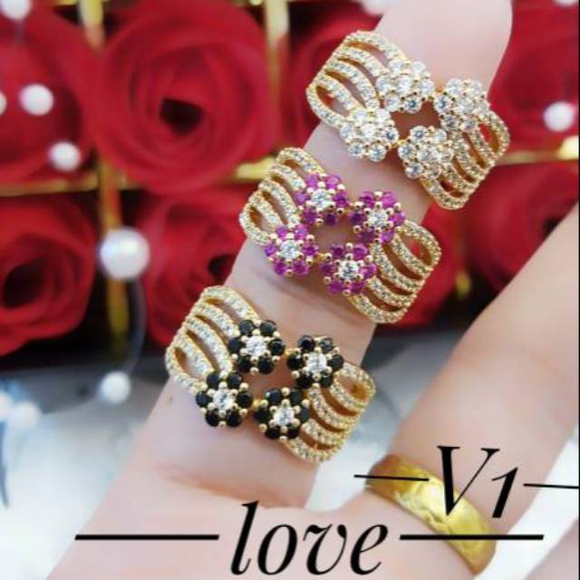 Xuping set perhiasan lapis emas 24k 0908