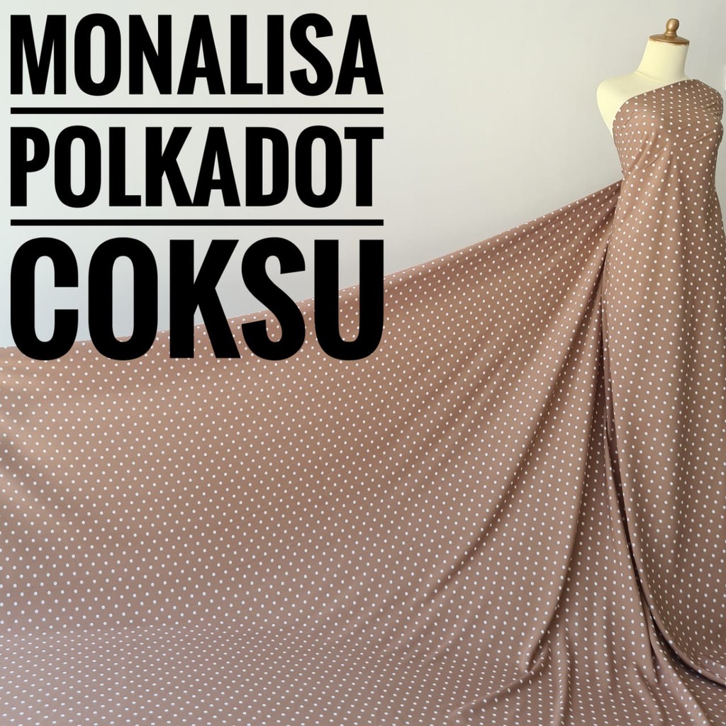 Kain Meteran Monalisa Polkadot Coksu (0.5M)