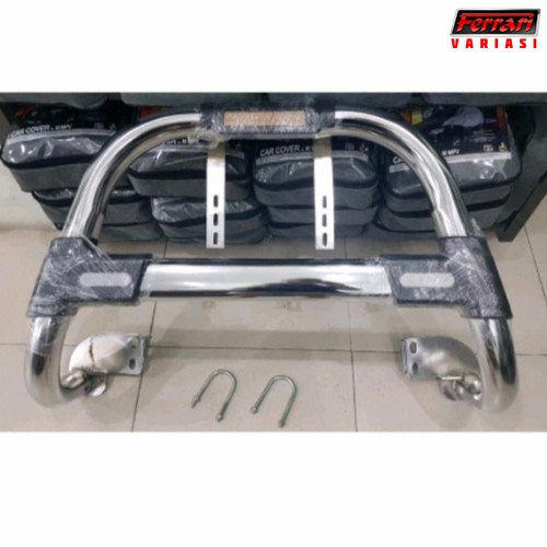 Bumper depan besi Evo style polos mobil Espass FERRARI VARIASI