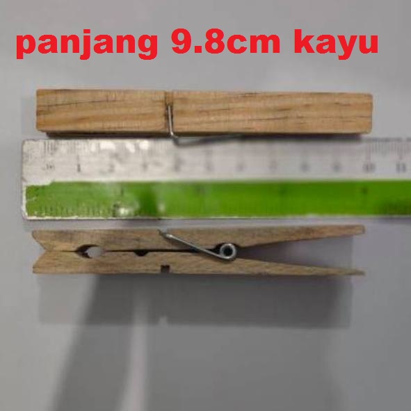 JEPIT CETAK SARANG WALET stainless steel, plastik, kayu &amp; bambu