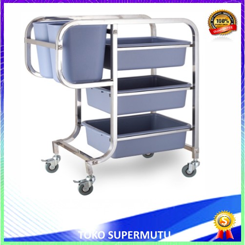 Trolley Pengumpul Piring Restoran Cafe DCT-31