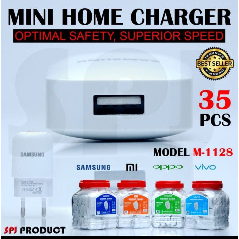 Batok Charger / Travel Adaptor Brand M-1128  - PER TOPLESS