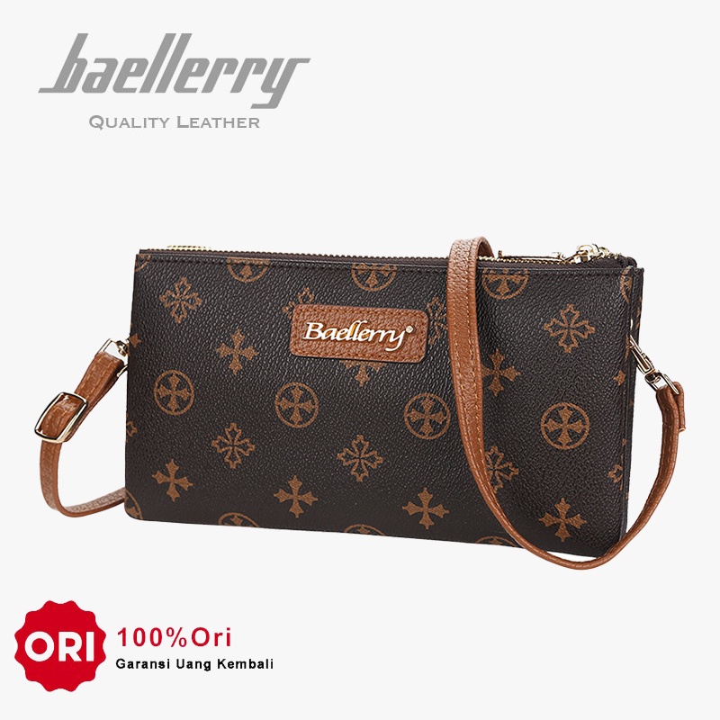 BAELLERRY S5583 Tas Selempang Wanita Tas Handphone Sling Bag PU Leather Premium WATCHKITE WKOS