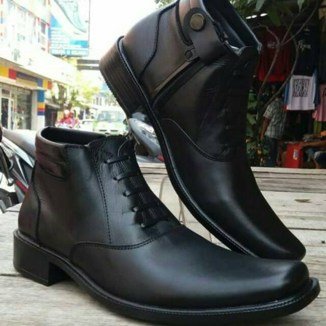 Sepatu pantofel kantor pdh pria kulit asli full leather termurah