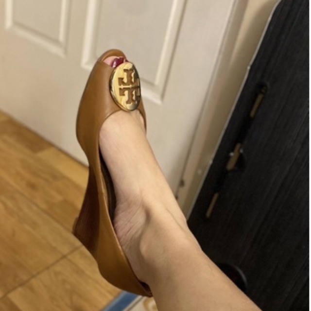SOLDDD THX TB Tory burch wedges with DB ORI