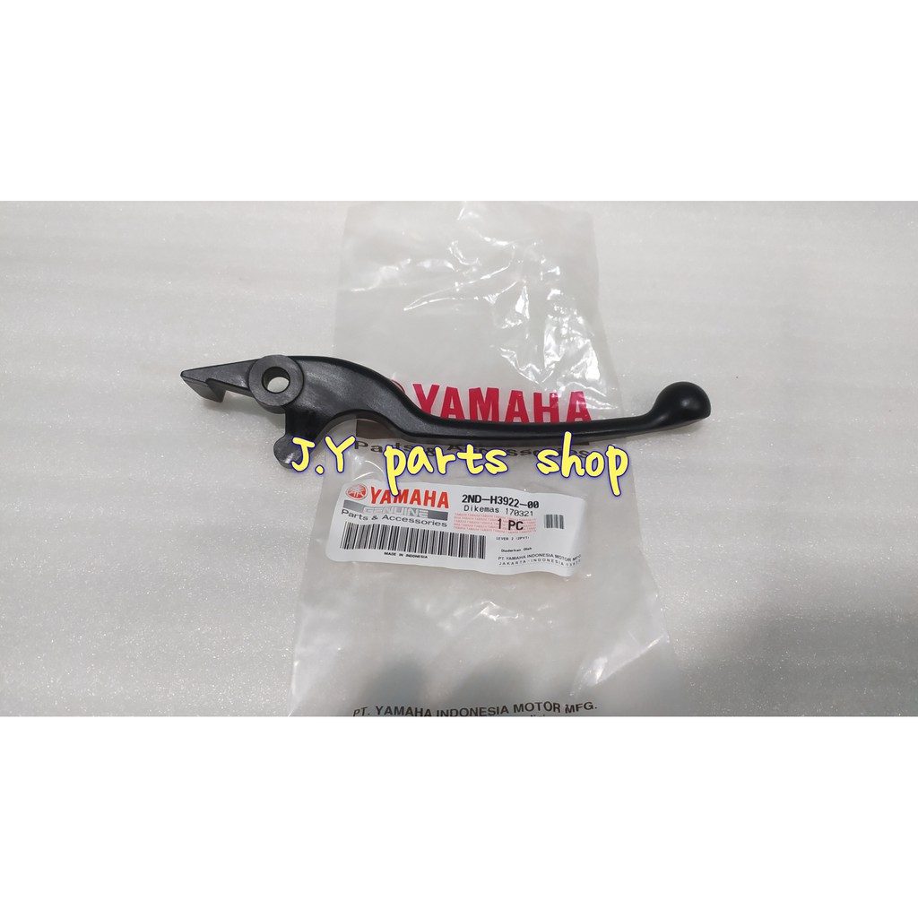 tuas handle handel rem depan kanan hitam mx king ori ygp 2ND-H3922-00