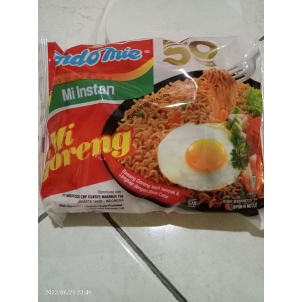 

Indomie mie goreng instan spesial kemasan 85 gram