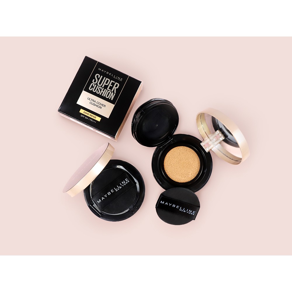 MAYBELLINE SUPER CUSHION - ULTRA COVER CUSHION //CUSHION MAYBELLINE // MAYBELLINE