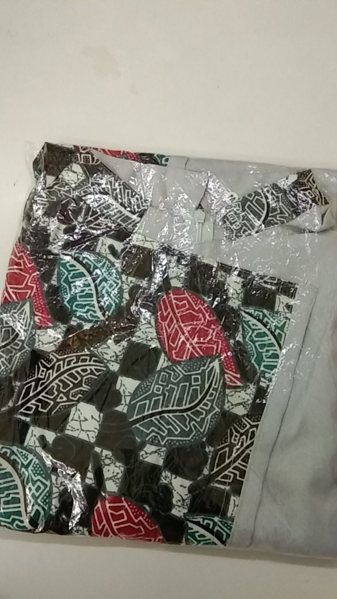 Batik Tunik Shibori Jumputan Terbaru Size S-3l / Hrb026 Yelbor Navbor / Biru Putih / Original..