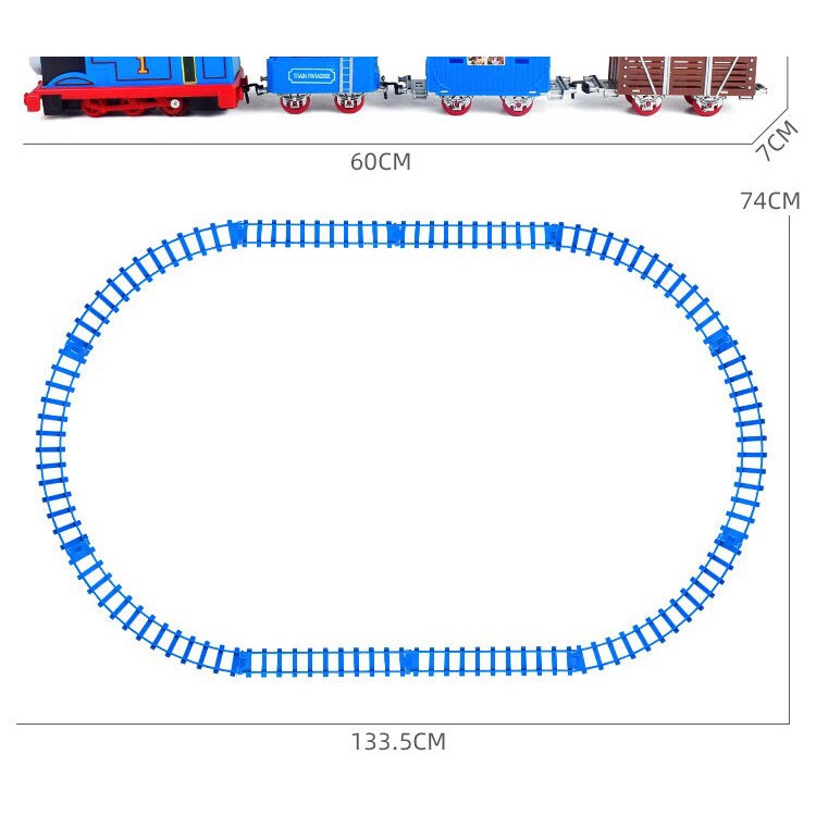 [FUNNY]Mainan Anak Kereta Api Lengkap Rail Bisa Berasap Dan Story Telling