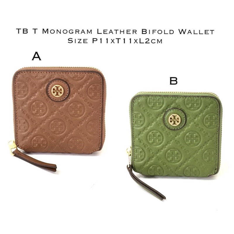 Tory Burch T Monogram Leather Bifold Wallet