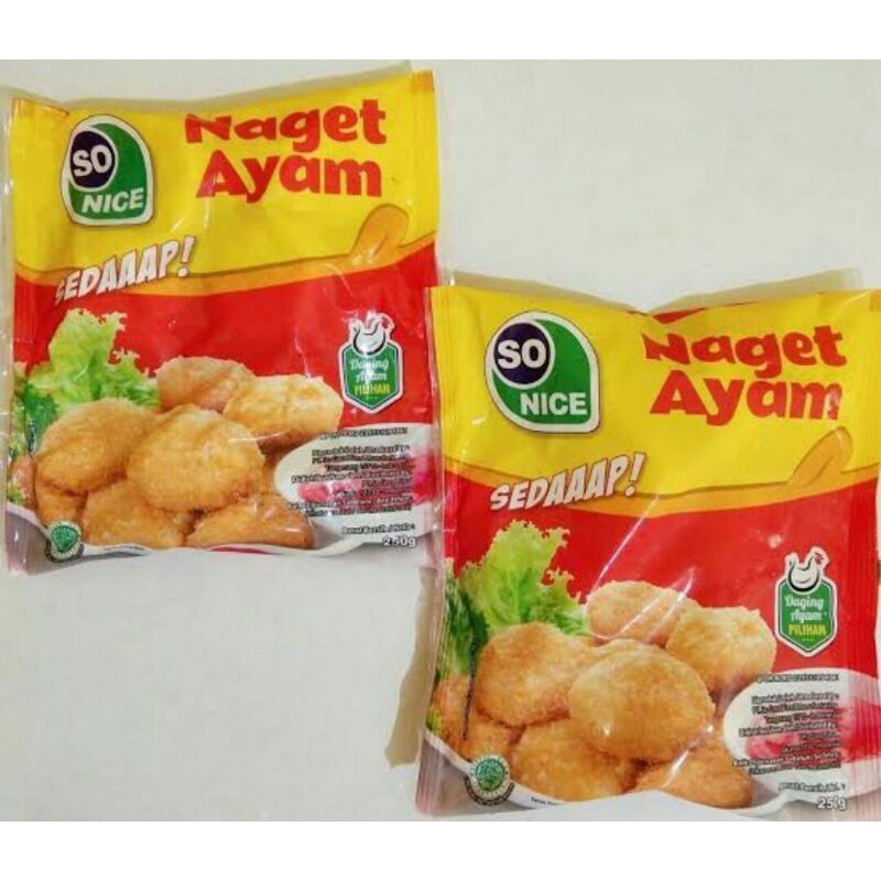 

Nuget ayam so nice 250gr