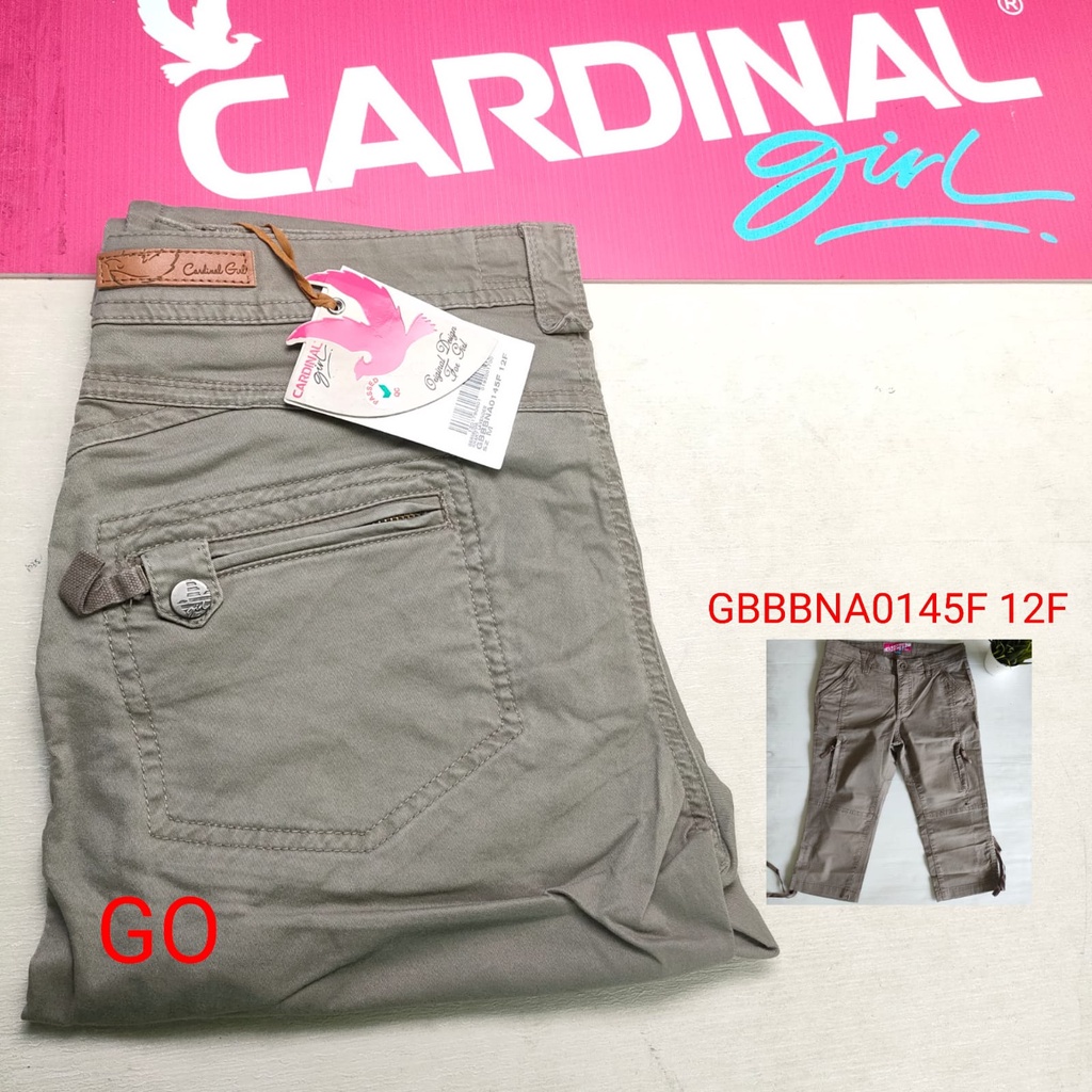 BB CARDINAL DA CELANA BAHAN 7/8 Cewek Celana Cewek Polos