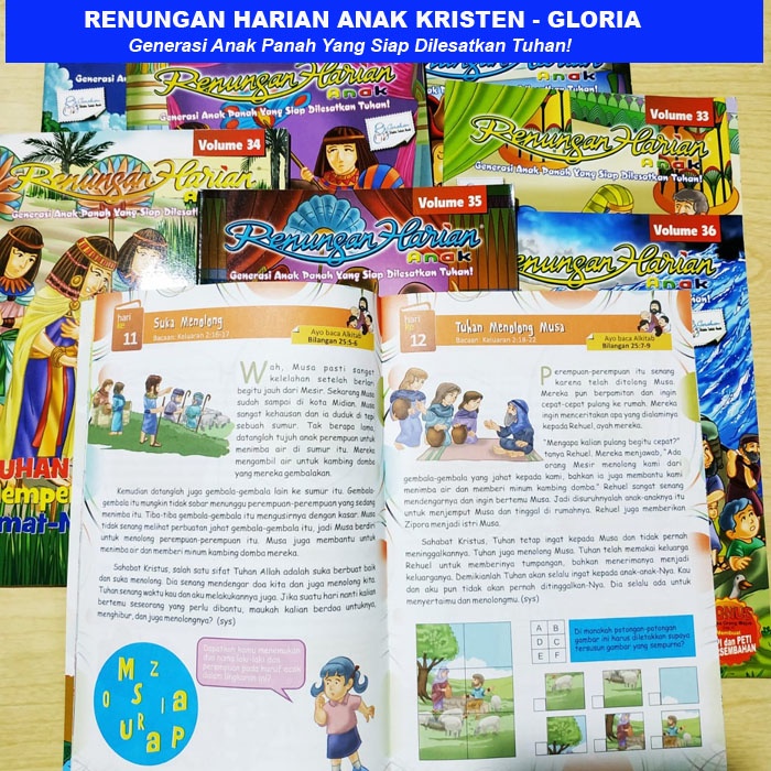 RENUNGAN HARIAN ANAK KRISTEN GLORIA - Generasi Anak Panah Yang Siap Dilesatkan Tuhan - Saat Teduh