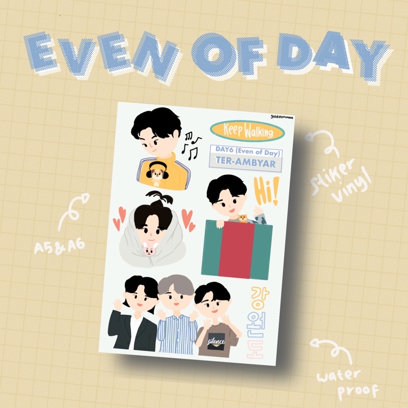 

Even of Day (DAY6) stiker Design by goldieommaa