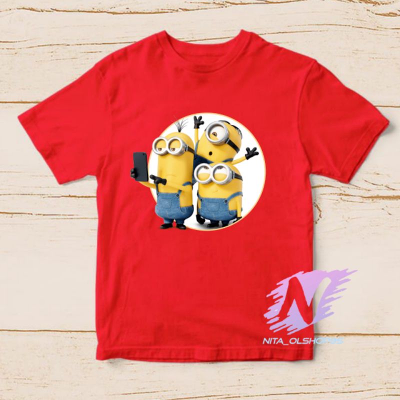 baju anak kaos anak karakter Minions the movie