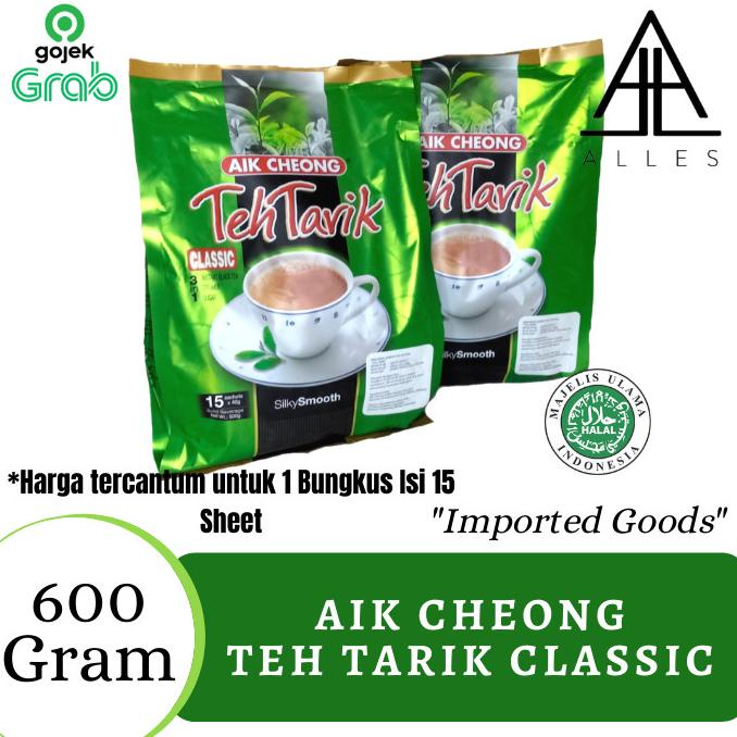 

[COD] Aik Cheong Teh Tarik Classic / Teh Klasik 3 in 1 600 gram [COD]