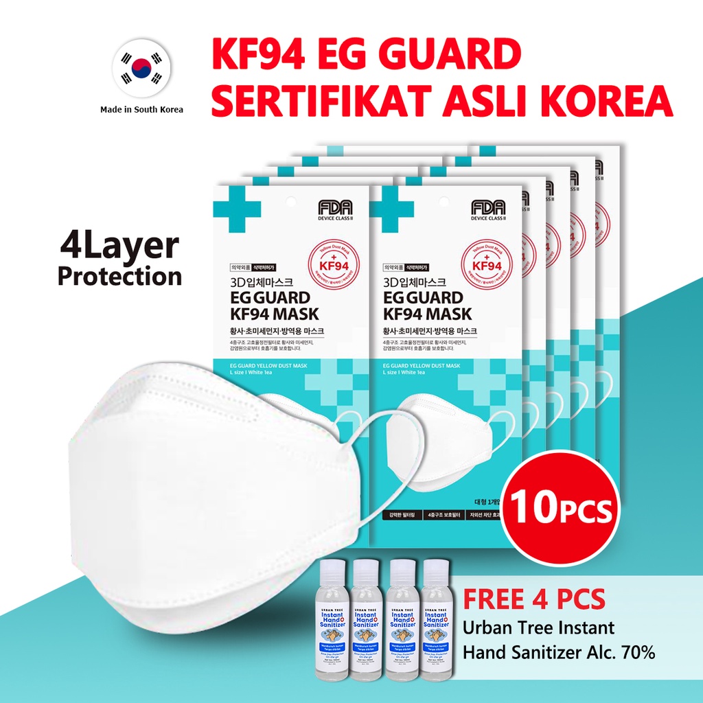 Masker KF94 - EG Guard KF94 4Layer Protection (10pcs)