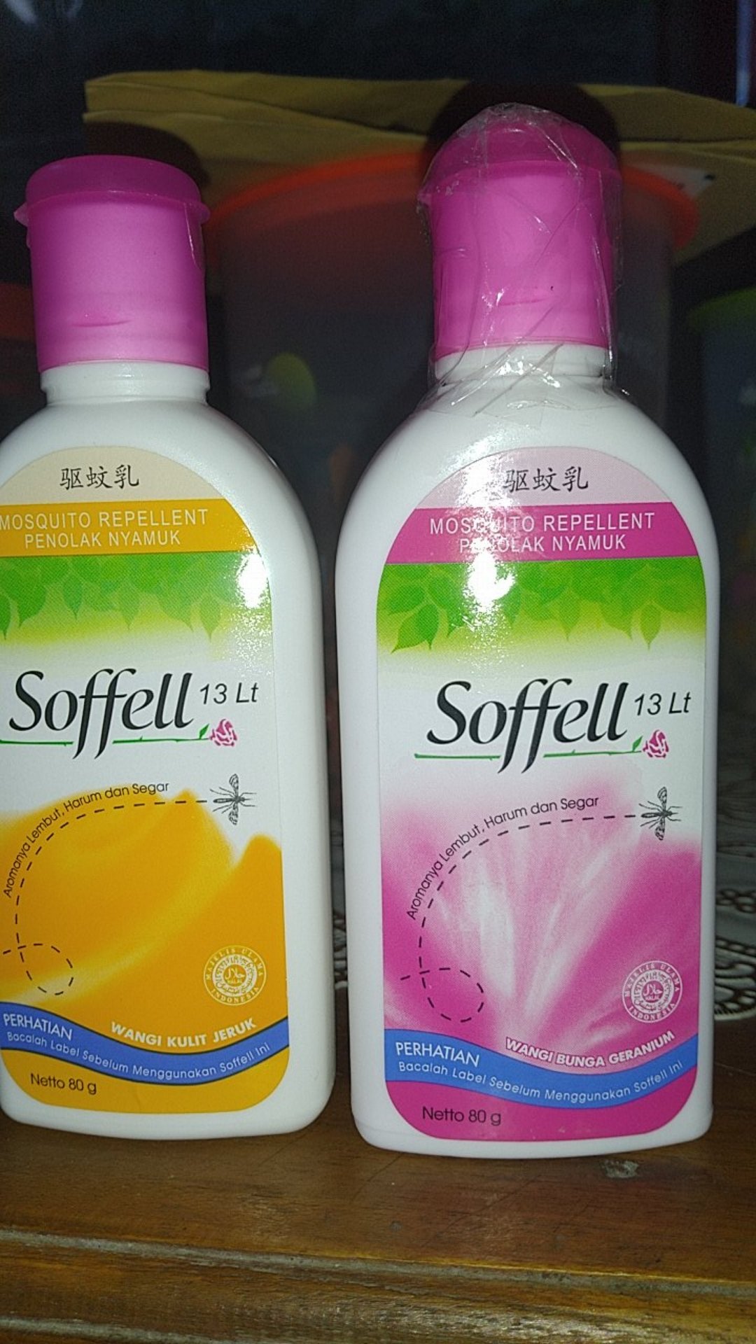 Soffell Anti Nyamuk Botol 80 Gram / 80g, Sofel Anti Nyamuk, Soffell 80g 80gram, Soffell Apel