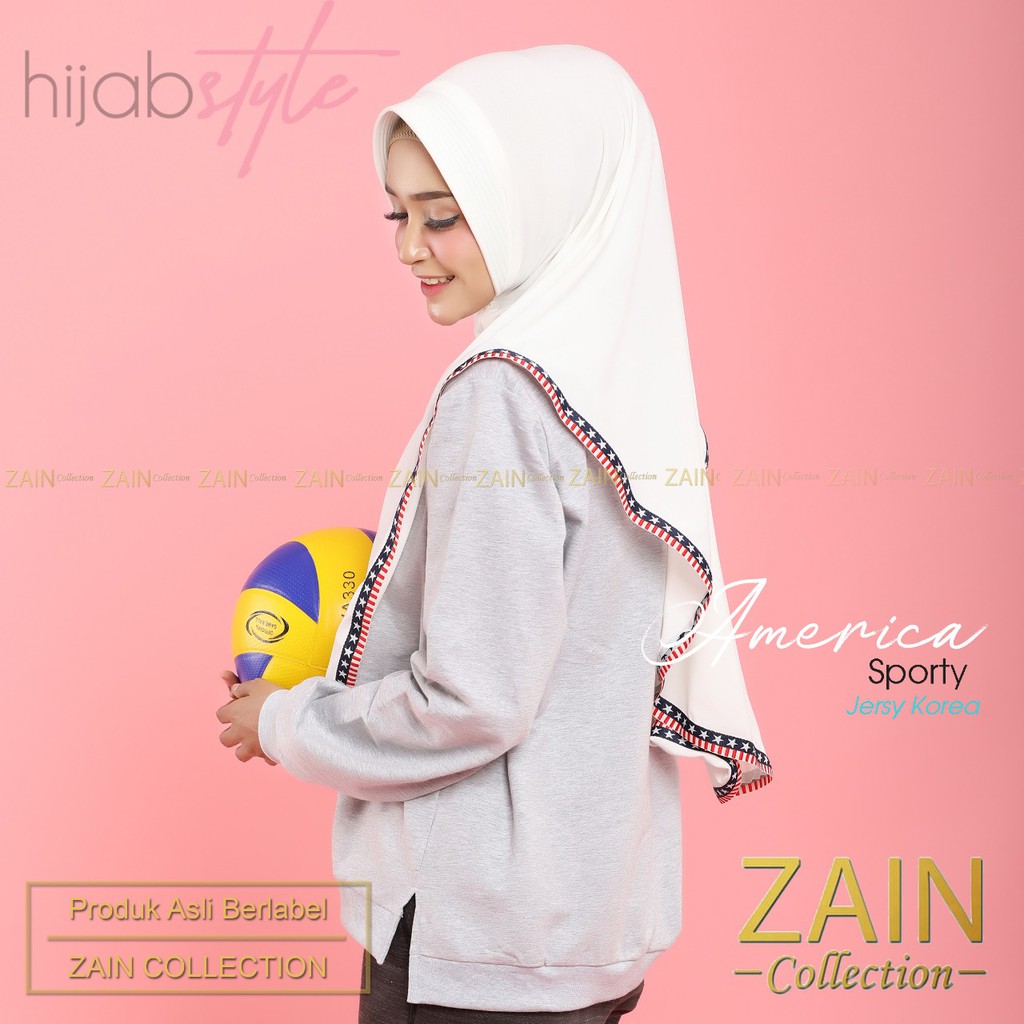Jilbab Instan America Sporty Zain Collection-6