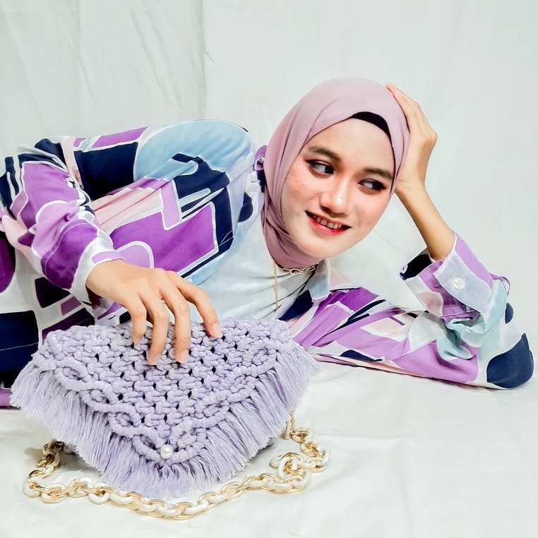 msartsy.mota / Lavender Mini Bag / Tas Selempang / Tas Wanita / Tas Unik / Tas Unik Wanita / Tas Uni