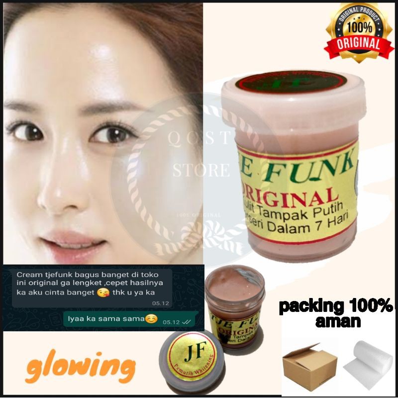 TJE FUNK CREAM TJE FUNK - PEMUTIH WAJAH ORIGINAL 12GR