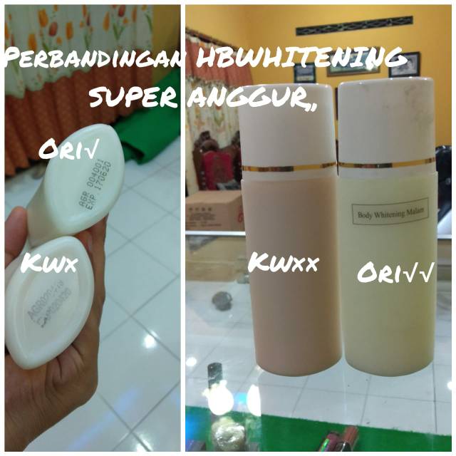 Hb anggur original siang dan malam 1 paket