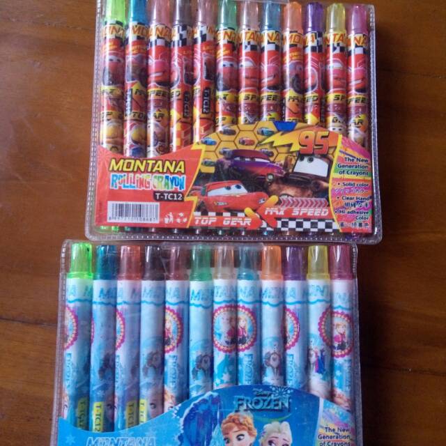 

crayon montana putar pendek,12 warna