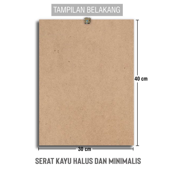Jual Hiasan Dinding Poster Kayu - Quotes/Quotes Bob Sadino Masa Muda A-08
