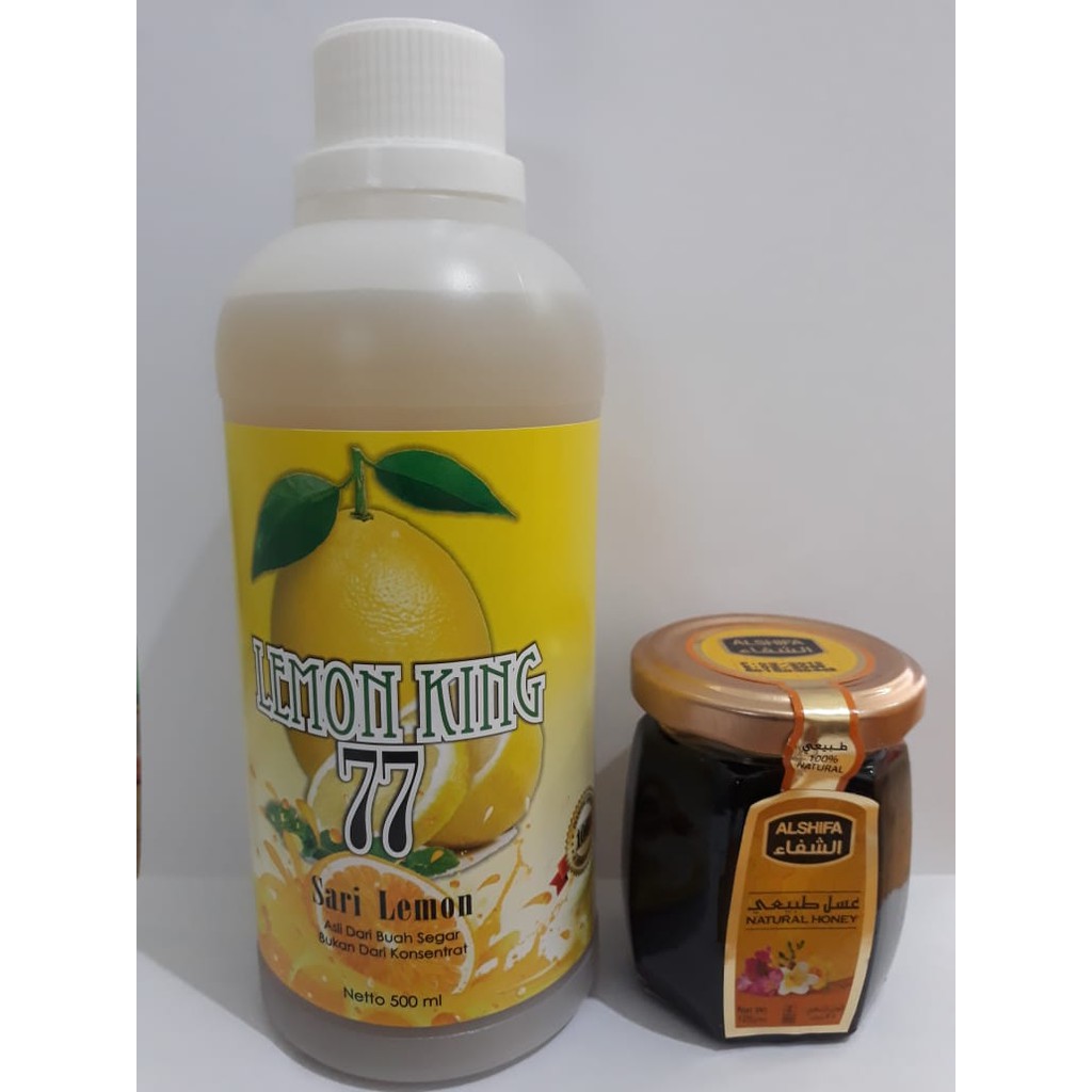 

Paket Kesehatan SARI LEMON KING 77 Perasan Lemon dan Madu Asli