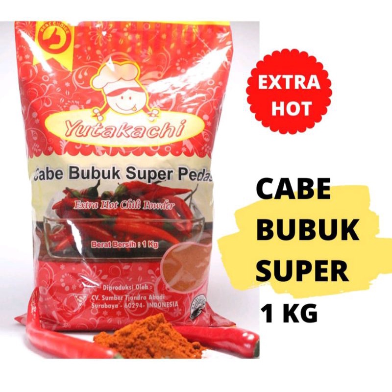 

Yutakachi Cabe Bubuk Super Pedas 1 kg
