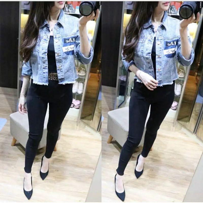 SV Jaket jeans live love