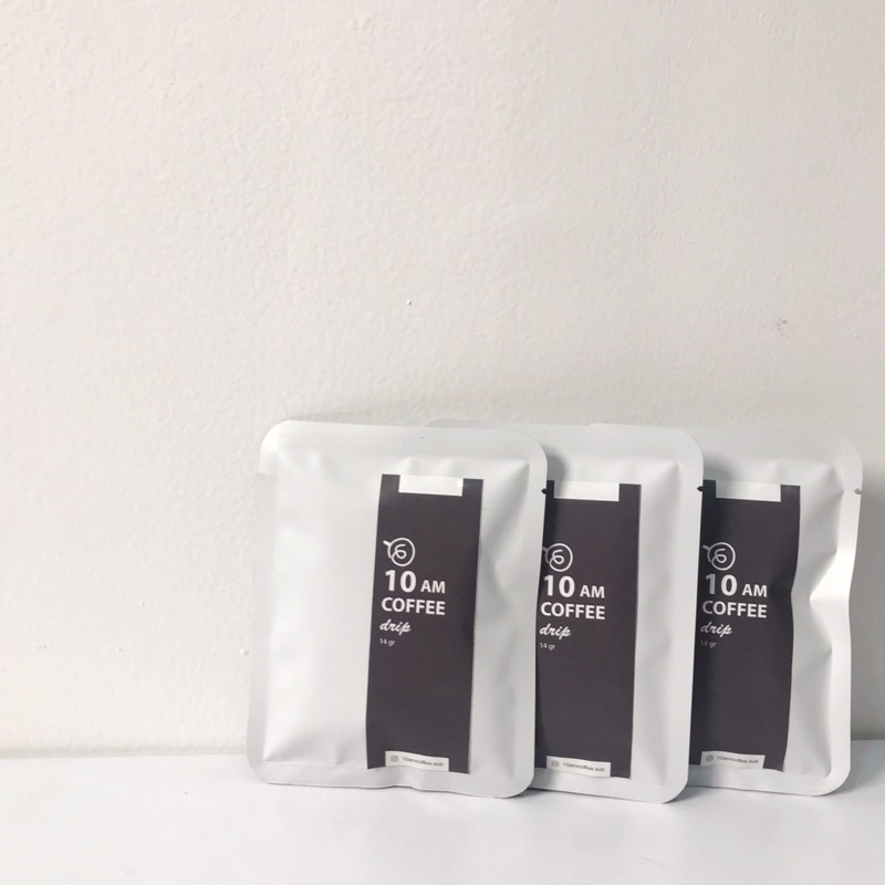 

10 AM Coffee Drip - Kopi Drip Kopi Hitam Bubuk