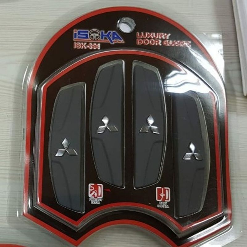 door guard pengaman pintu logo Mitsubishi mobil universal