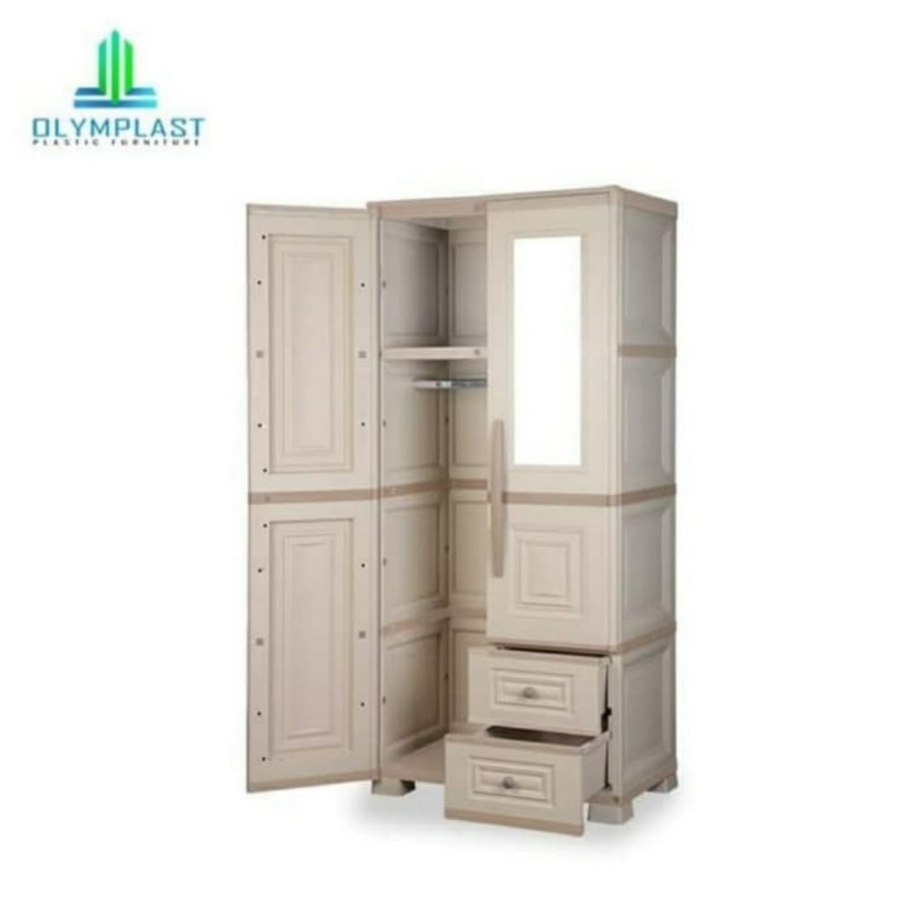 LEMARI OTC 2 PL MODERN - LEMARI 2 PINTU MODERN - OLYMPLAST