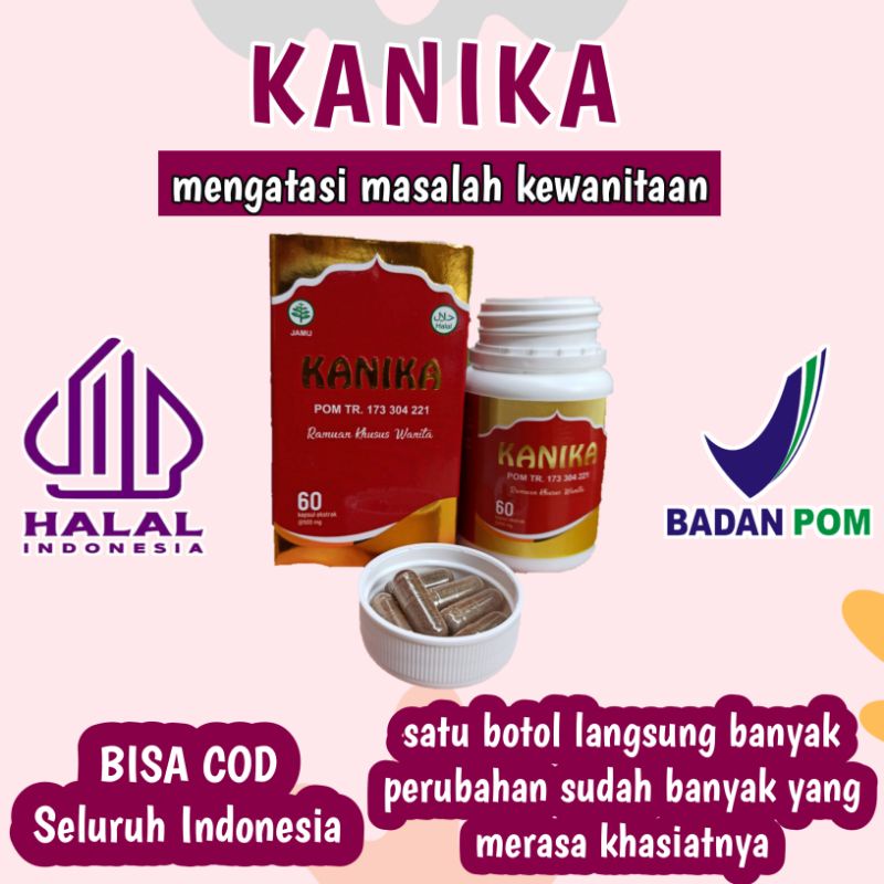 KANIKA OBAT KEPUTIHAN HERBAL WANITA AMPUH KEWANITAAN GATAL DAN BAU SUDAH BPOM ORIGINAL