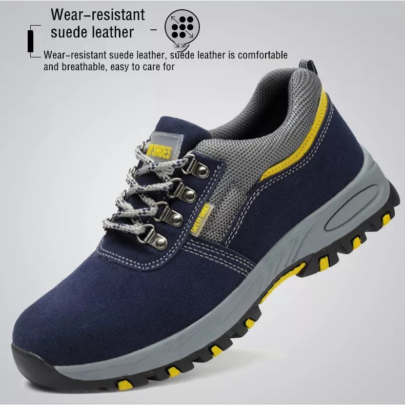 LARNMERN Sepatu Safety Sepatu Kerja READY STOCK JAKARTA COD FREE SOCKS