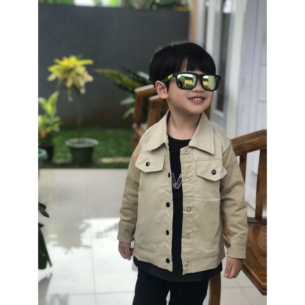 JAKET ANAK  PREMIUM CATTON TWILL UMUR 2 TAHUN SAMPAI 7 TAHUN