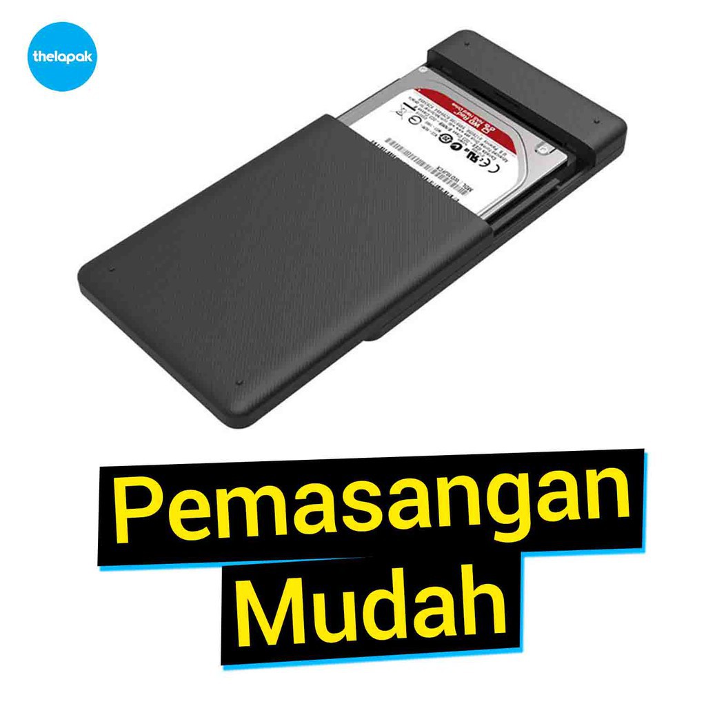 Grab Medan Casing HDD ORICO 2577U3 2.5 Inch Sata Usb 3.0 HDD Pro Black Original Garansi Resmi /