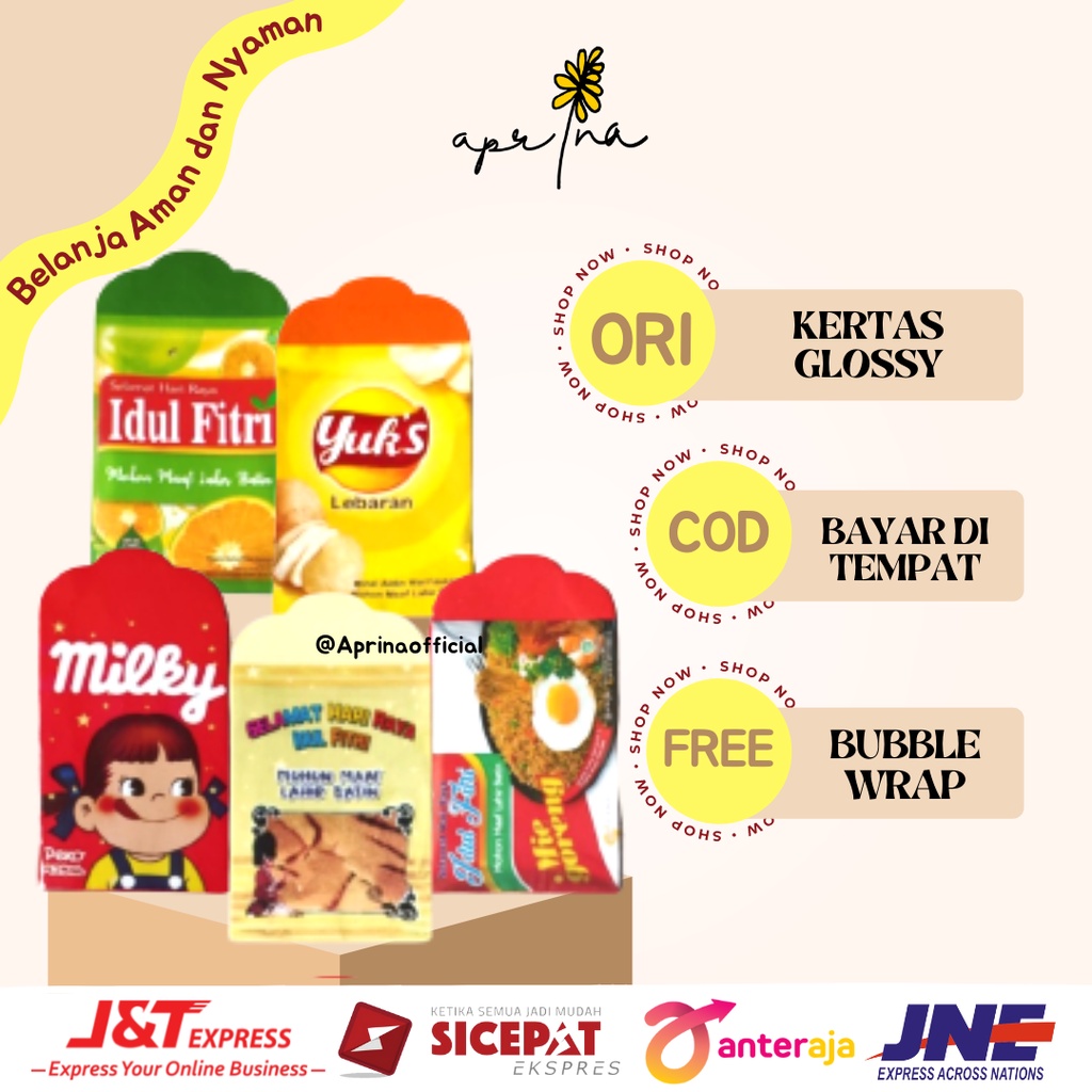 Amplop Lebaran Snack Unik