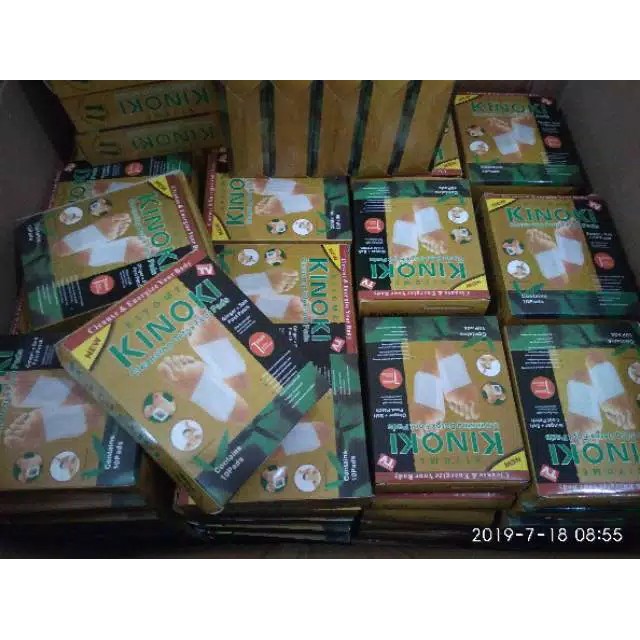 Koyo Kinoki Detox Kaki Original 100% Gold Isi 10 Bamboo Emas Ginger Foot Cabe